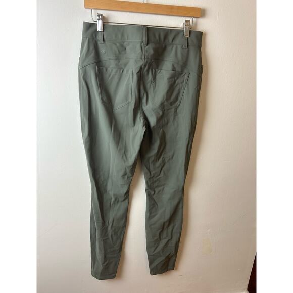 Lululemon‎ City Sleek Slim-Fit 5 Pocket High-Rise Pant Grey Sage Size 31 - Picture 4 of 7